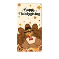 thumbnail image 3 of KKOUHV Thanksgiving Decorations, Fall Harvest Door Covers for Front Door Cover, Turkey Pumpkin Fall Door Cover, Indoor Outdoor Party Photo Booth Props, 3 of 7