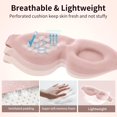 thumbnail image 6 of Sparklane - Sleep Mask for Back and Side Sleeper, Block Out Light, Luxury Sleeping Eye Mask of 3D Night Blindfold, Zero Pressure Breathable Travel Eye Cover Pink, 6 of 14