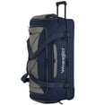 thumbnail image 4 of Wrangler Jumbo 36" Drop-Bottom Rolling Duffel with Telescopic Handle - Navy, 4 of 8