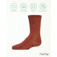 thumbnail image 6 of MeMoi Kids' Basic Cotton Blend Crew Socks, 6, Rust Heather, 6 of 12