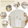 thumbnail image 5 of 32" x 80" Slab Only, 4-Lite Split Dutch Door 2 Panels Unfinished Clear Glass Slab Doors Half Interior Door, 5 of 7