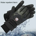 thumbnail image 3 of 1 Pair Winter Men Sport Gloves Full Finger Touch Screen Thickened Anti Skid Moisture-wicking Ridding Gloves for Outdoor Sports, 3 of 8