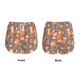 thumbnail image 3 of Balery Cute Little Fox Pantalones cortos deportivos para mujer con forro y dos bolsillos, elásticos, para entrenamiento, gimnasio, yoga-X-Large, 3 of 7