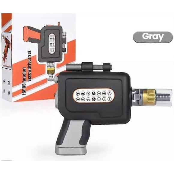 16-In-1 Multi Screwdriver Set, Electric Screwdriver Gun with Magnetic Bit Set