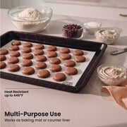 Thyme & Table Double-Sided Easy Clean Silicone Baking Mat with Measurements, 11.6 x 16.6