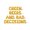 Gold, variant on Letter Balloons - GREEN BEERS AND BAD DECISIONS 16" Inch Alphabet Letters Foil Mylar Balloon St. Patrick's Day Party Banner (White)