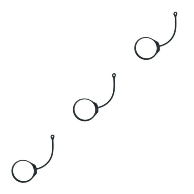 Guardoinrt Oil Cap Tank Cover Line Rubber Oil Tank Cap Retaining Strap Oil Tank Cap Cable Oil Tank Cover Straight line 3Set