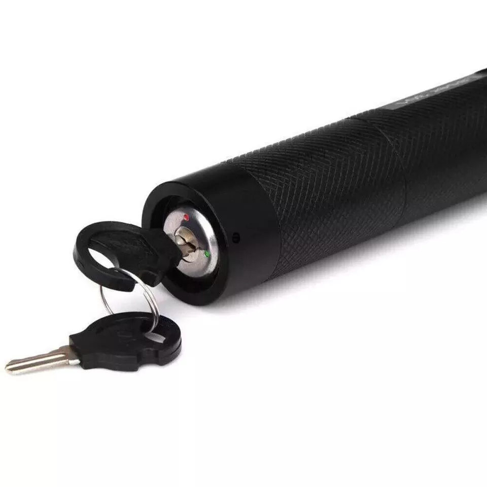 CRESTIN- 2X 6100Mile Green Laser Pointer Lazer Pen High Power Visible Beam Light+Battery