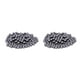 thumbnail image 2 of Cateissary Cuentas espaciadoras de 200 piezas, bola suelta, superficie galvanizada, suministros de artesanía, accesorios pequeños para , collar, negro 4mm 2piezas, 2 of 6