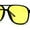 Black Yellow, variant on Antiglare Polarized Mens Classical Retro Racer Plastic Pilots Sunglasses All Brown