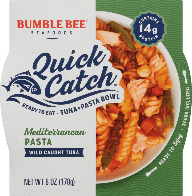 Bumble Bee Quick Catch Mediterranean Pasta Tuna + Pasta Bowl 6 oz