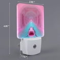 thumbnail image 2 of Balery Pink Shark Pool Fantasy Luz Nocturna LED con Sensor Automático, Enchufe con Sensor Crepuscular, Luz Suave de 0.5W para Dormitorio, Pasillo, Baño-UK, 2 of 7