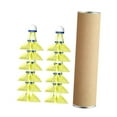 thumbnail image 1 of Almencla Wind Resistant Badminton Shuttlecocks Professional for Gymnasium Accessories Yellow 12Pcs, 1 of 8