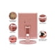 thumbnail image 5 of 21 Led Lighted Makeup Mirror With Touch Screen, 3X/2X/1X Magnification, Foldable Design, Rose Gold Tabletop Mount Makeup Mirror Vanity Mirror With Lig, 5 of 5