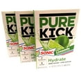 thumbnail image 2 of Pure Kick Energy Sonic Limeade Singles Water Drink Mix Sugar Free Lot of 3, 2 of 5