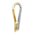 thumbnail image 2 of Real 14kt Two-Tone Fancy Diamond Slide Peg Mtg; for Adults and Teens; for Women and Men, 2 of 5