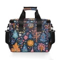 thumbnail image 7 of FORMRS Insulated Cooler Bag 24 Cans Capacity Soft Leakproof Lunch Box with Side Pockets, Pink Christmas Splendor, 7 of 7