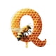 thumbnail image 1 of Great promotion! Acrylic 26 Letters Bee Pendant Home Acrylic Letter Honeycomb Bee Decorative Pendant, 1 of 2