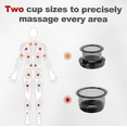 thumbnail image 5 of Five in one electric cupping massager kit -12 level temperature and suction control for muscle relaxation, including 2 replaceable cupping massagers, 5 of 8