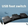 thumbnail image 6 of 1. 3-Pedal USB Foot Programmable for PC Gaming & Office Macros, 6 of 8