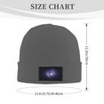 thumbnail image 3 of ZICANCN Universe Galaxy Starry Sky Knit Beanie Hat, Winter Cap Soft Warm Classic Hats for Men Women, Deep Heather, 3 of 8