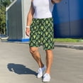 thumbnail image 3 of Daiia Broccoli 3 Mens Woven Stretch Pajama Short,Short Pajama Pants-Large, 3 of 7