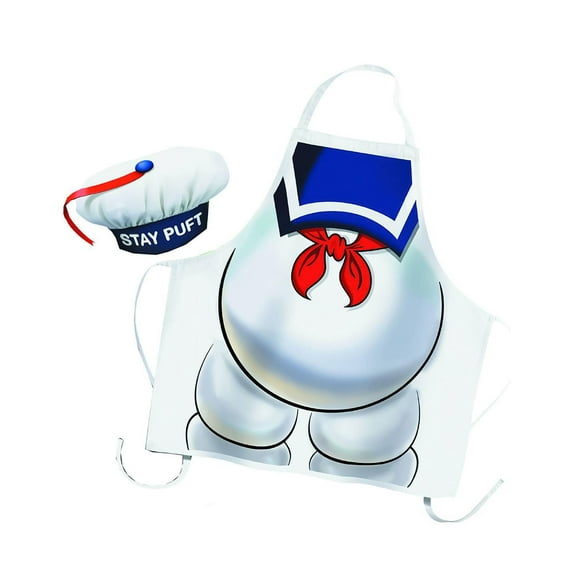 Ghostbusters Stay Puft Apron and Chef Hat