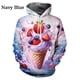 thumbnail image 4 of Nuevas sudaderas con capucha con estampado de helado delicioso en 3D para hombres y niños, sudaderas con capucha de moda Streetear para niñas, suéter divertido Y2k, ropa linda, 4 of 5