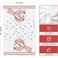 thumbnail image 6 of Beige Blue Xmas Tree Snowman Christmas Kitchen Towels Dish Towels, 18x26 Inch Holiday Believe Bird Winter Decoration Hand Towels Set of 4, 6 of 6