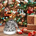 thumbnail image 6 of Balery Leopard And Zebra Pattern Santa Hat Christmas Hat Funny Christmas Hat Christmas Knitted Beanie Hat For Kids, 6 of 6