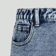 thumbnail image 6 of Whouriu Vintage Denim Shorts for Girls Bow Print Summer Baggy Shorts Jorts, Sizes 5-14, 6 of 9
