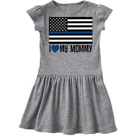 

Inktastic Police Officer Mommy Law Enforcement Gift Toddler Girl Dress