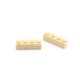 thumbnail image 1 of Ladrillos de pared gruesos de partículas pequeñas, 1x2, 1x3, 1x4 puntos, accesorios a granel, puertas, ventanas, bloques de construcción DIY, juguete educativo para niños,60pcs beige 1x4, 1 of 7