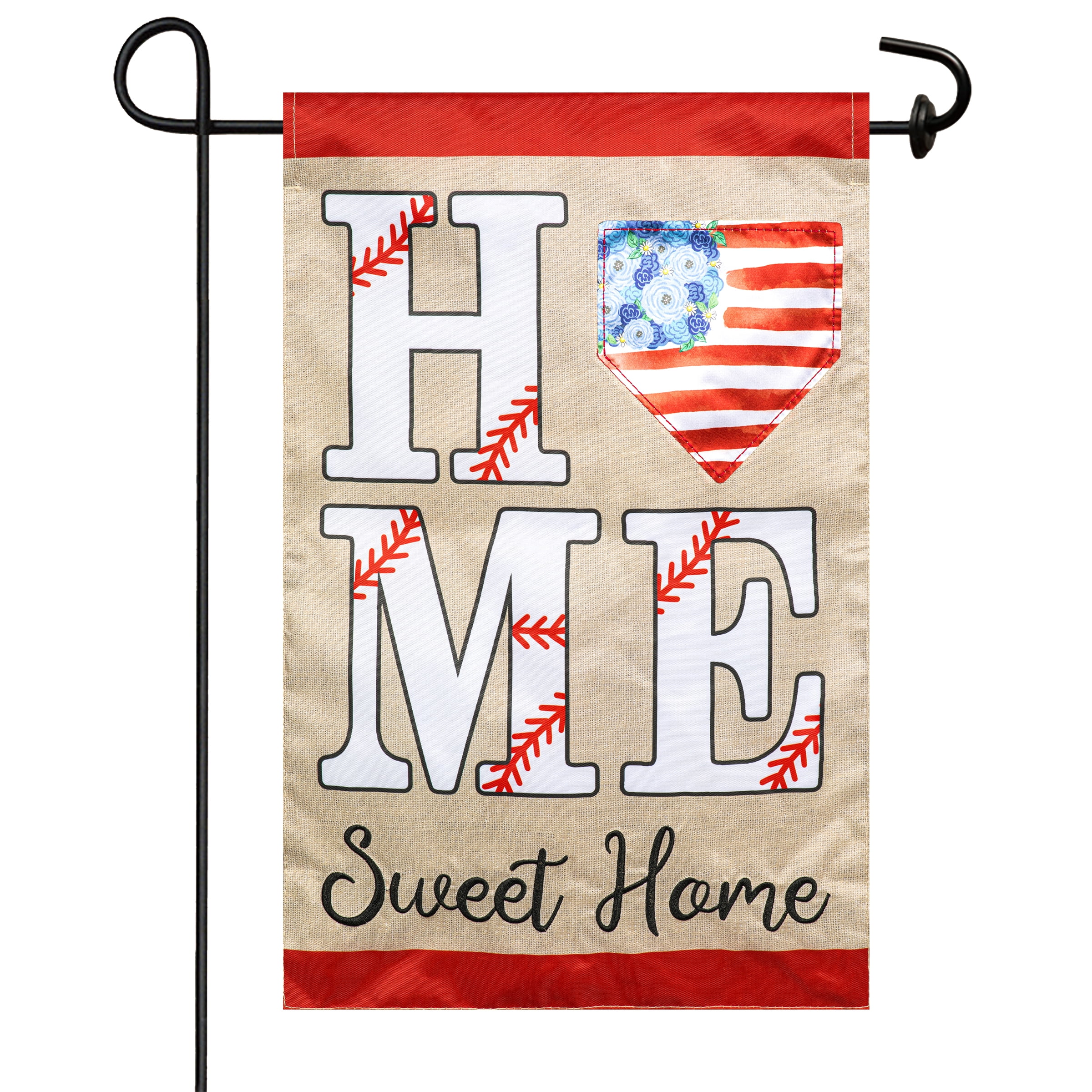 Meadow Creek 11.5" x 18" Spring Home Baseball Outdoor Yard Flag