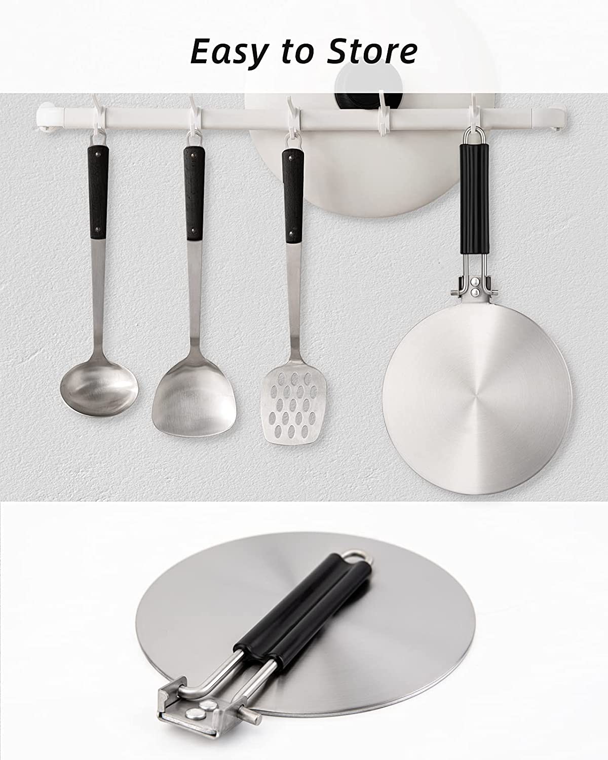 Buy 8inch Heat Diffuser, Stainless Steel Induction Cooker Adapter