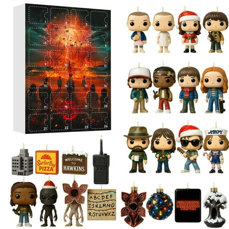 Advent Calendar 2025, 24 Days of Surprises Collectible Vinyl Mini Figures, Gift Idea Holiday Present for Fans, Christmas or Birthday Countdown