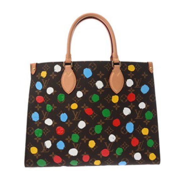 Pre-Owned LOUIS VUITTON Monogram On the Go MM Yayoi Kusama Collaboration... (Good)