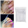 thumbnail image 4 of Juego de 120 uñas postizas de bailarina para practicar la manicura. Claro, 4 of 9