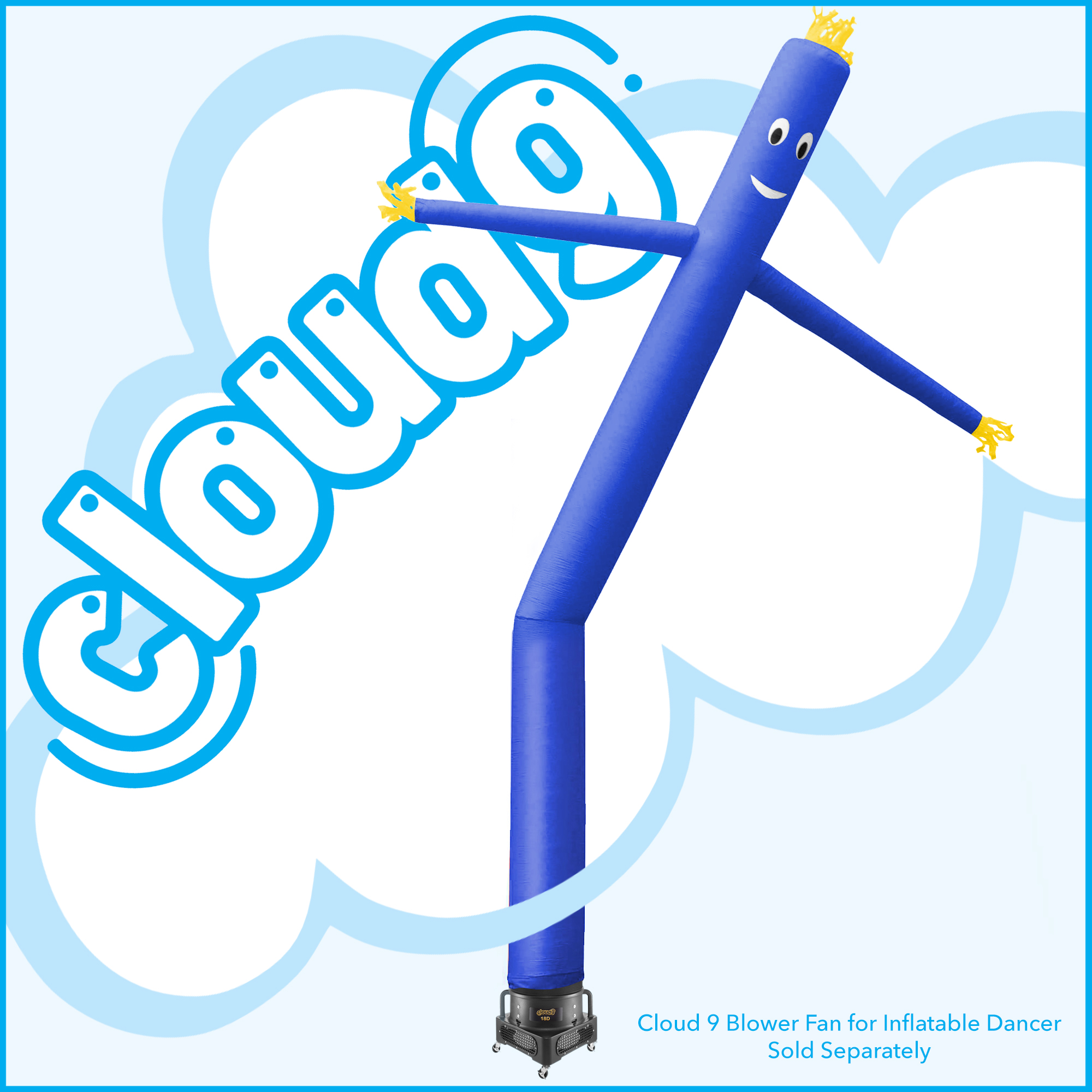 Blue Inflatable Tube Inflatable Tube Man 20ft Inflatable Wacky Waving Flailing Arms Tube Man ...