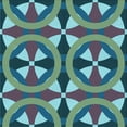 thumbnail image 1 of Ahgly Company Machine Washable Indoor Square Transitional Blue Jay Blue Area Rugs, 8' Square, 1 of 7
