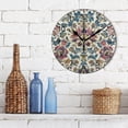 thumbnail image 3 of YAZAOO Decorative Wall Clock Size：25cm Regal Floral Elegance Design Pattern Clock, 3 of 10
