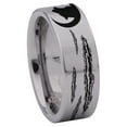 thumbnail image 3 of Tungsten Howling Wolf on Moon Ring, 3 of 8