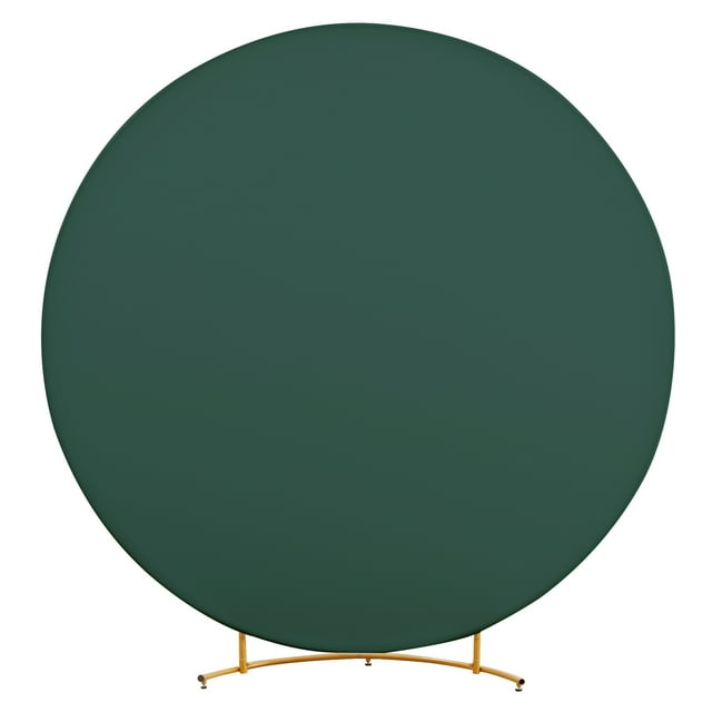 6ft/6.5ft/7.2ft Circle Backdrop Cover Round Fabric Photo Background, Round Arch Backdrop Cover For Birthday Parties, Wedding Ceremonies, Photo Booth Backdrops