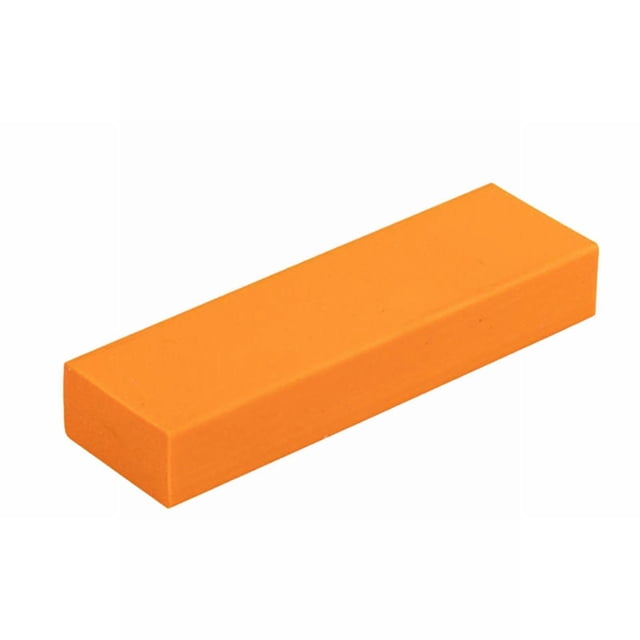 Nettoyant en Acier Inoxydable - Tampon à Récurer Robuste pour Casseroles Poêles Éviers, Outil de Suppression de Rouille et Taches, Récurant de Cuisine avec Prise en Main Longue Durée (145) Plastique Orange