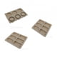 thumbnail image 1 of 3x Cavidad Silicona Aroma Cera Tablet Mold Cera Jabón Vela Molde Redondo, 1 of 9