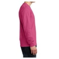 thumbnail image 3 of Yellow Rooster Men's Long Sleeve Core Cotton Tee Sangria M, 3 of 6