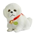 thumbnail image 3 of Almencla Realistic Puppy Dog Toy Kids Valentines Day Gifts Cute Lifelike Lovely Present Pet Toy for Office Living Room Home Decoration White, 3 of 8