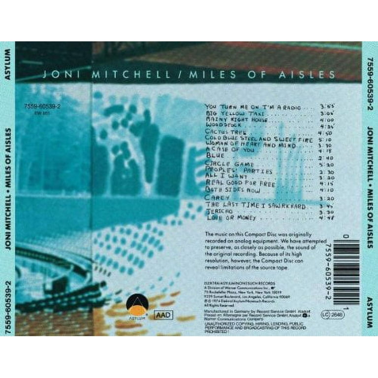 joni mitchell miles of aisle (VERY RARE） Miles of Aisles - Wikipedia