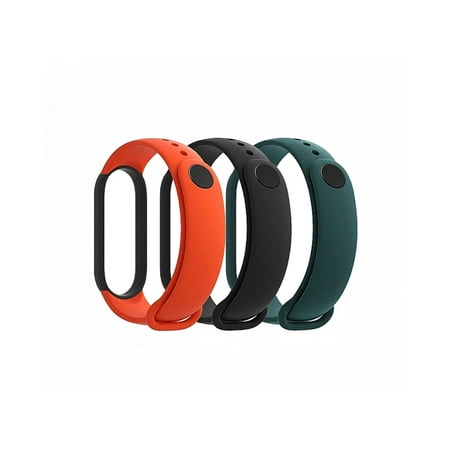 Sports Pack Xiaomi Mi Smart Band 5 (Black, Orange and Green)
