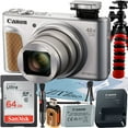 thumbnail image 1 of Canon PowerShot SX740 HS Digital Camera (Silver) with 40x Optical Zoom Lens + SanDisk 64GB Memory Card + Tripod + ZeeTech Basic Bundle, 1 of 5